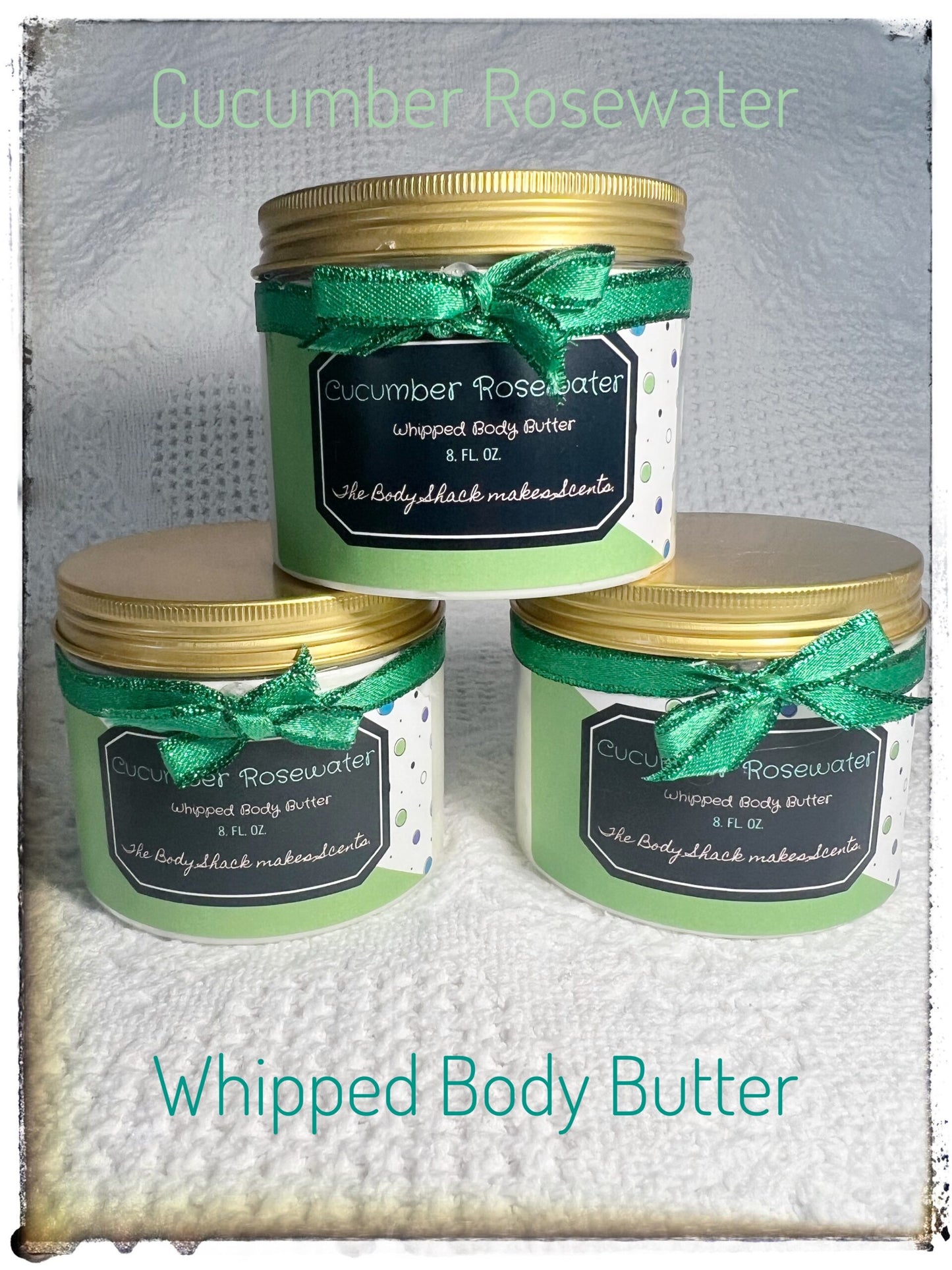 Cucumber Rosewater Whipped Body Butter