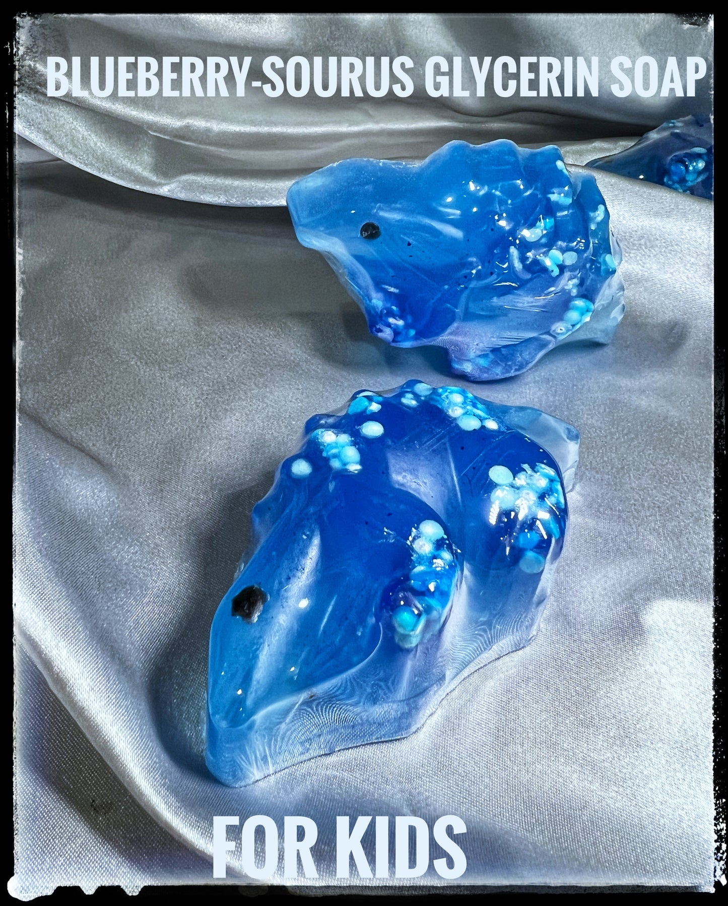 Blueberry-Sourus Glycerin Soap for kids