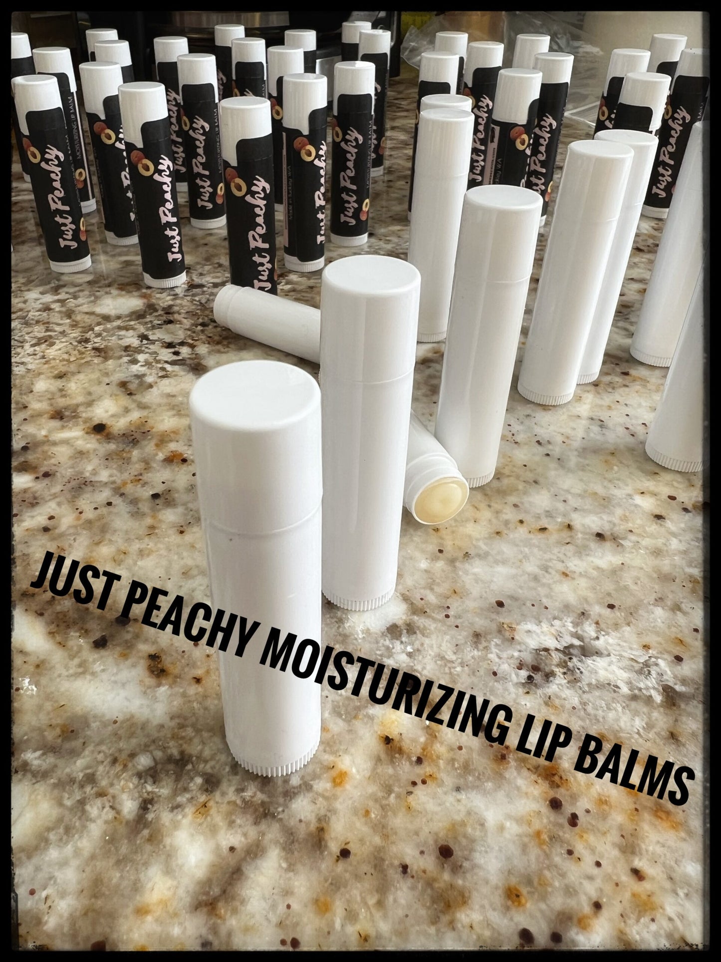 Just Peachy Moisturizing Lip Balms