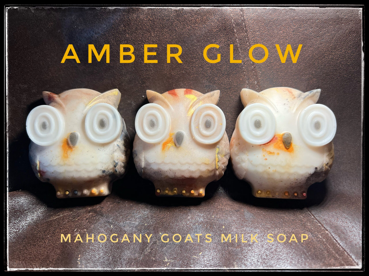 Amber Glow Mahogony Goats Milk Soap
