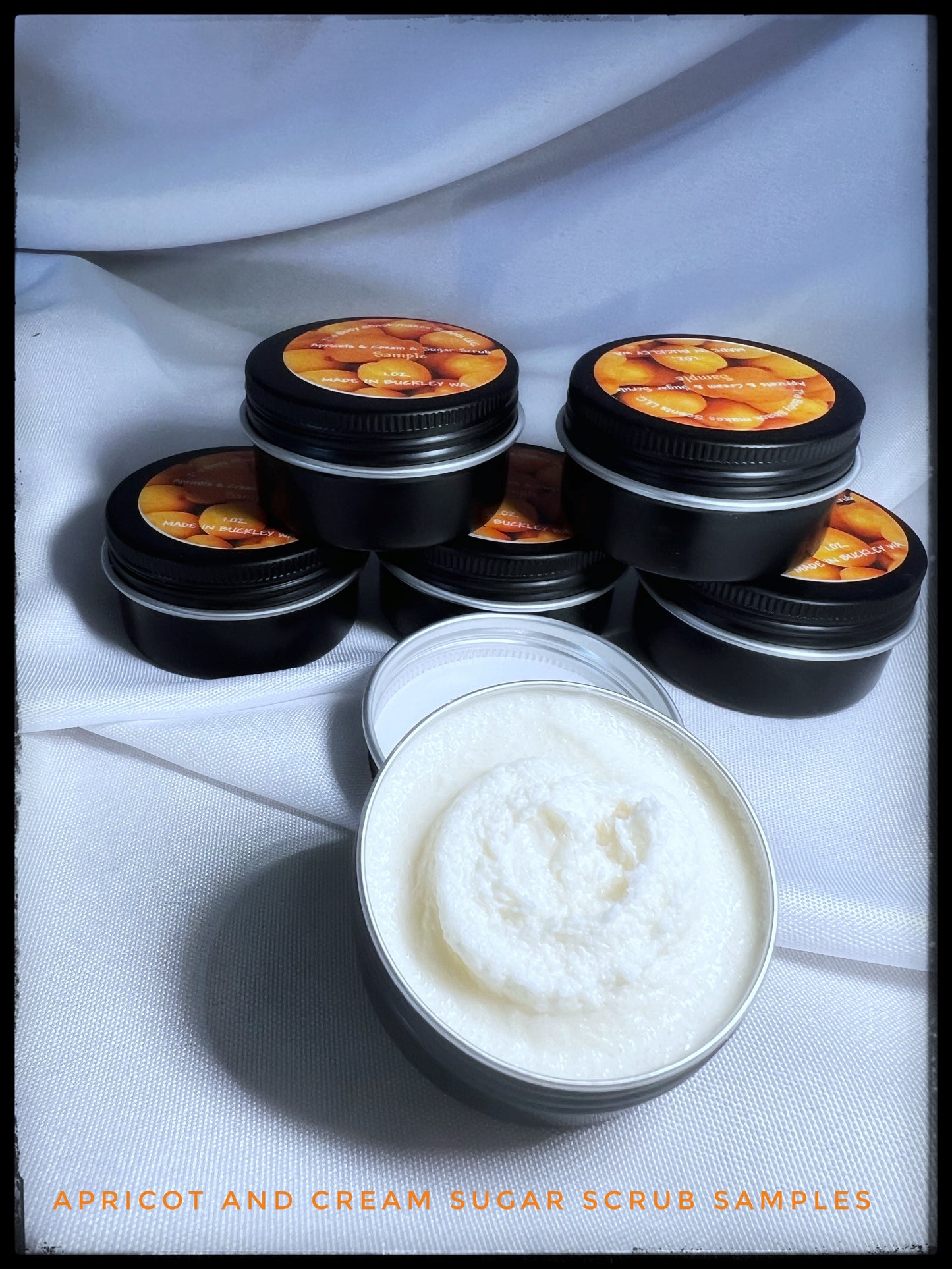 Apricot & Cream Sugar scrub Samples