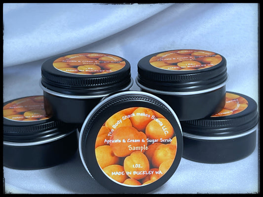 Apricot & Cream Sugar scrub Samples