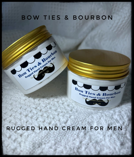 Bow Ties & Bourbon Rugged Hand Cream for Men