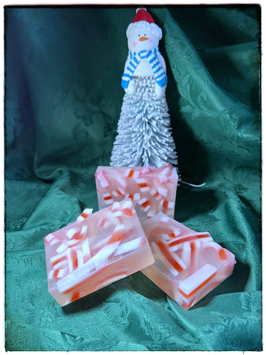 Candy Cane Soap