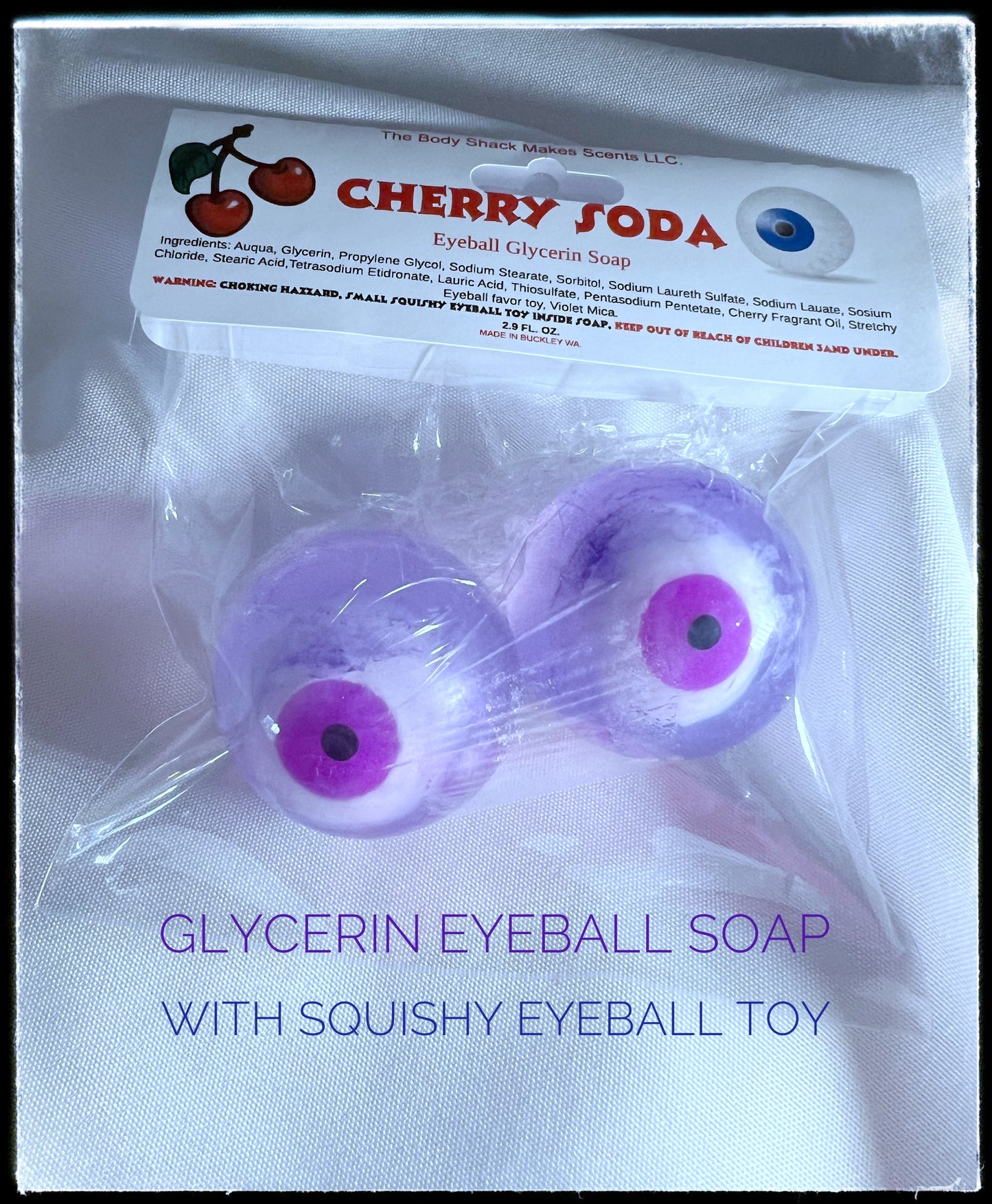 Cherry Soda Eyeball Glycerin Soap