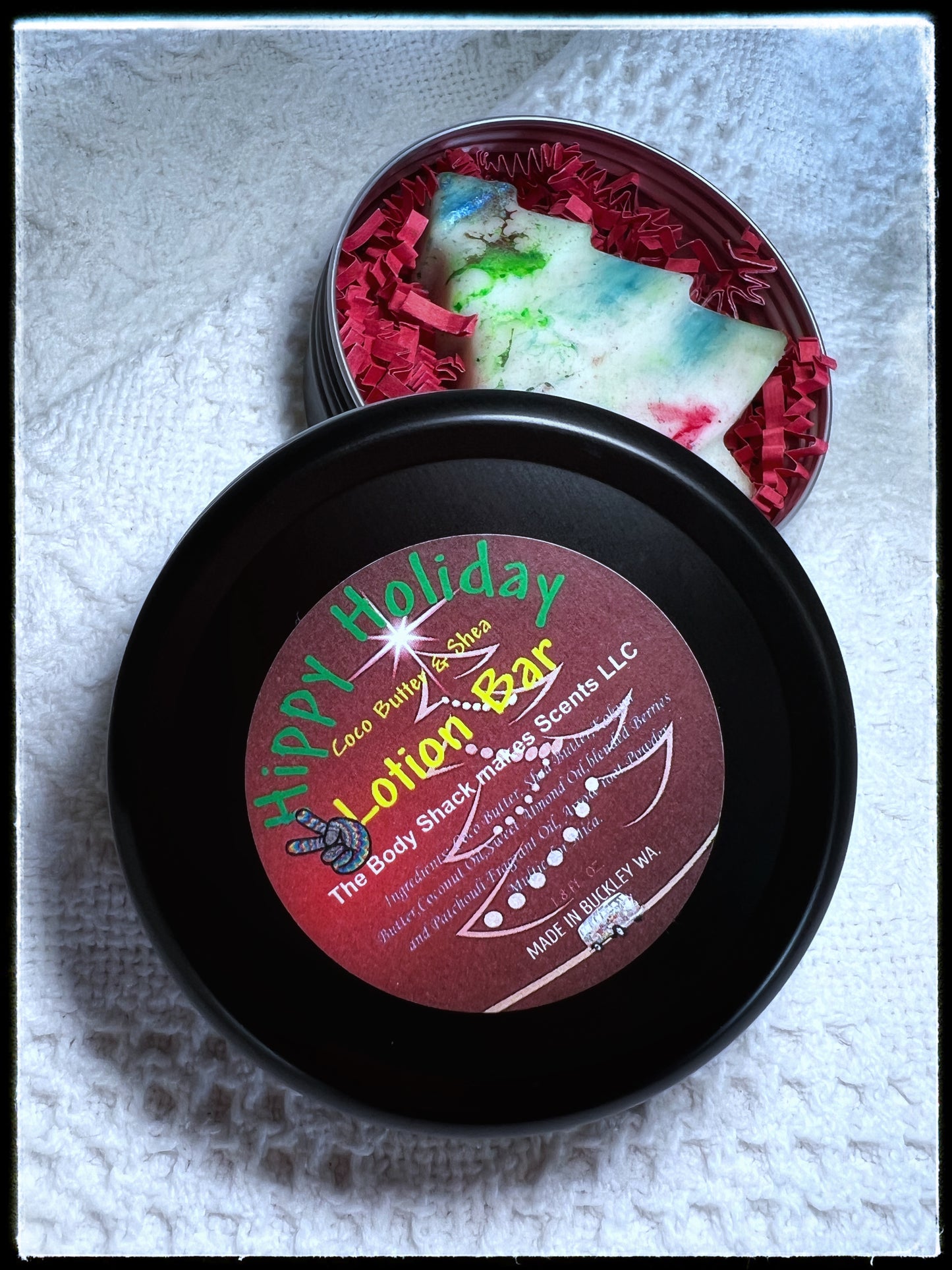 Hippy Holiday Cocoa & Shea Lotion Bars