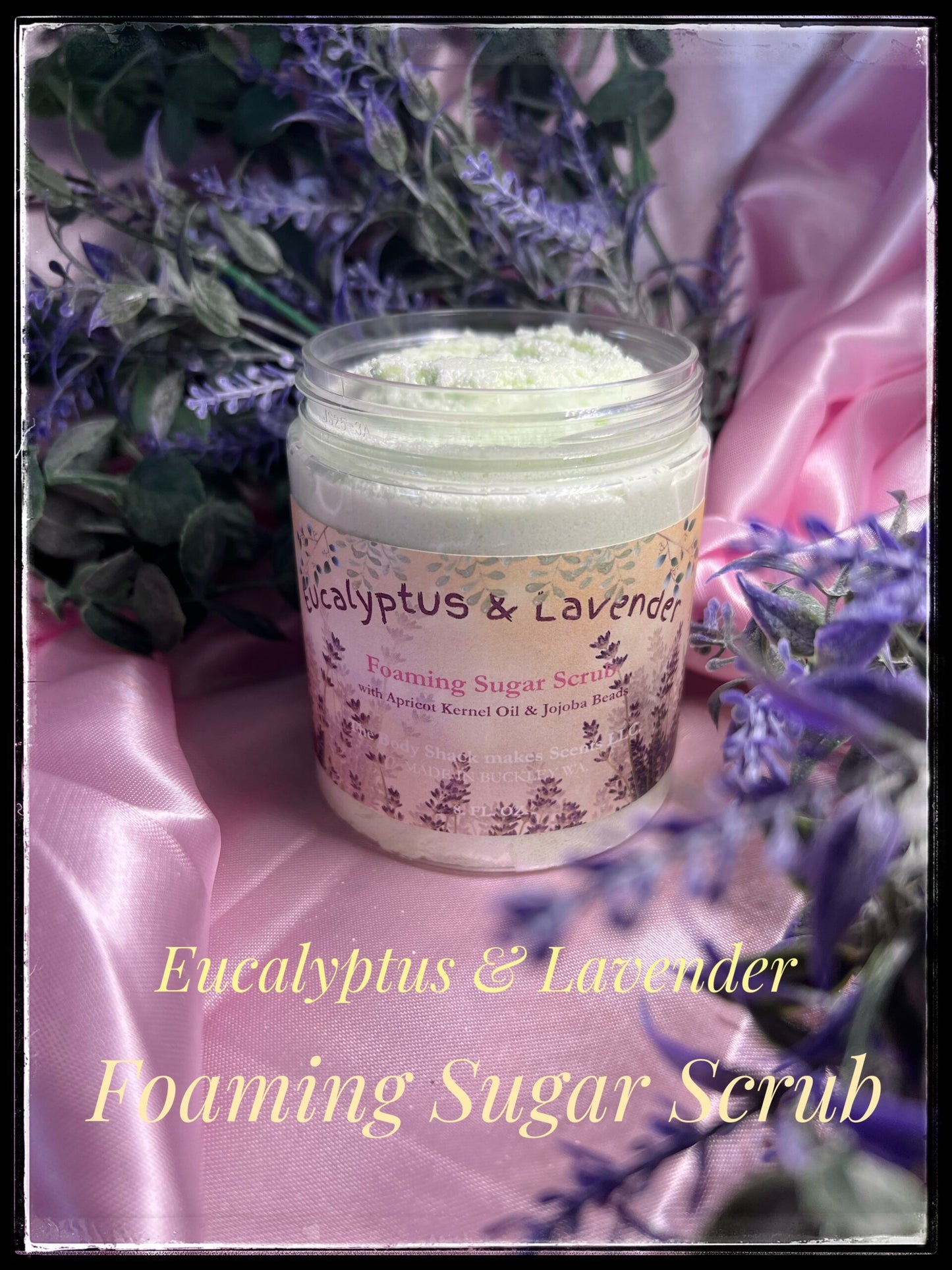 Eucalyptus & Lavender Foaming Sugar Scrub