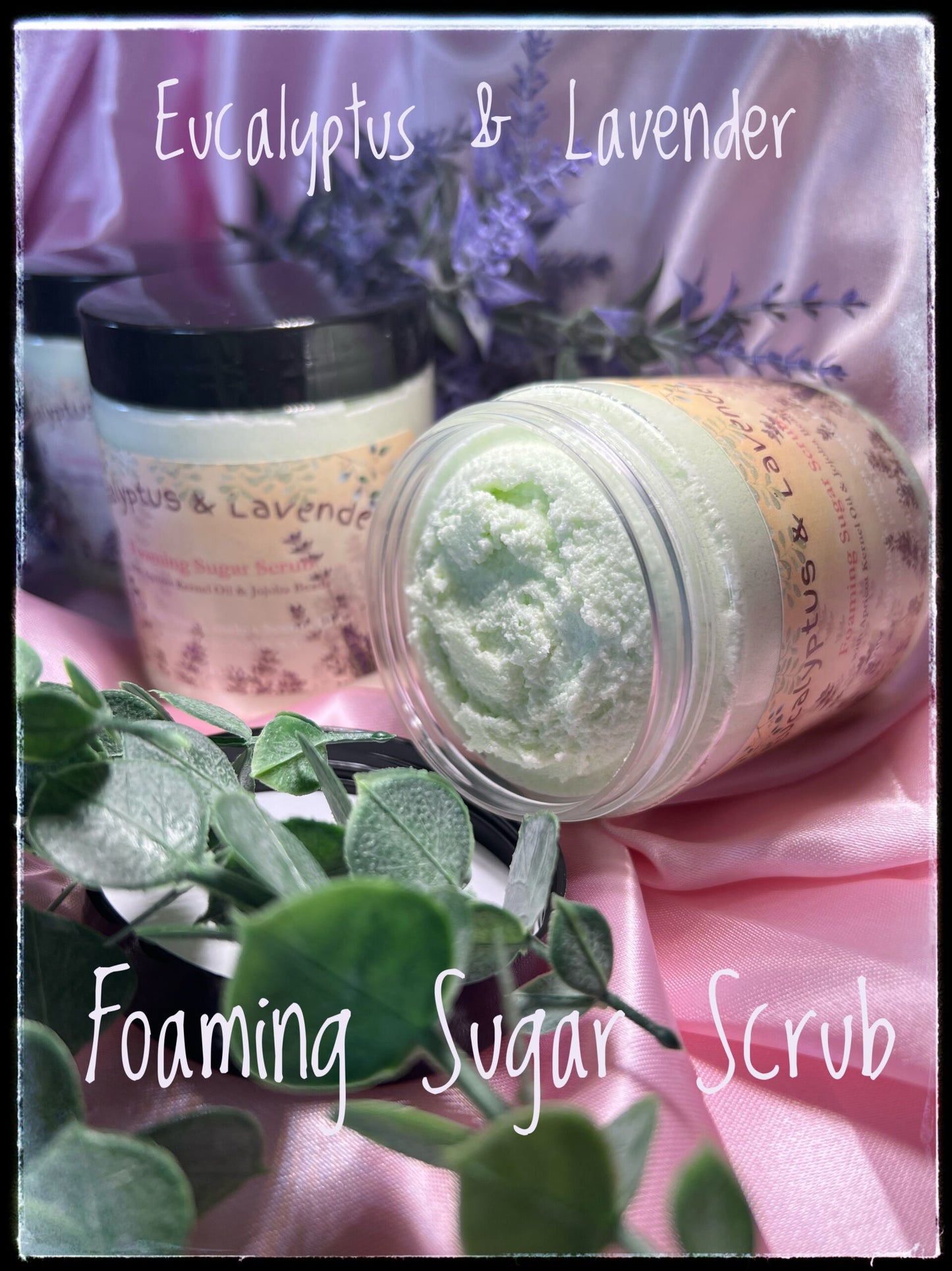 Eucalyptus & Lavender Foaming Sugar Scrub
