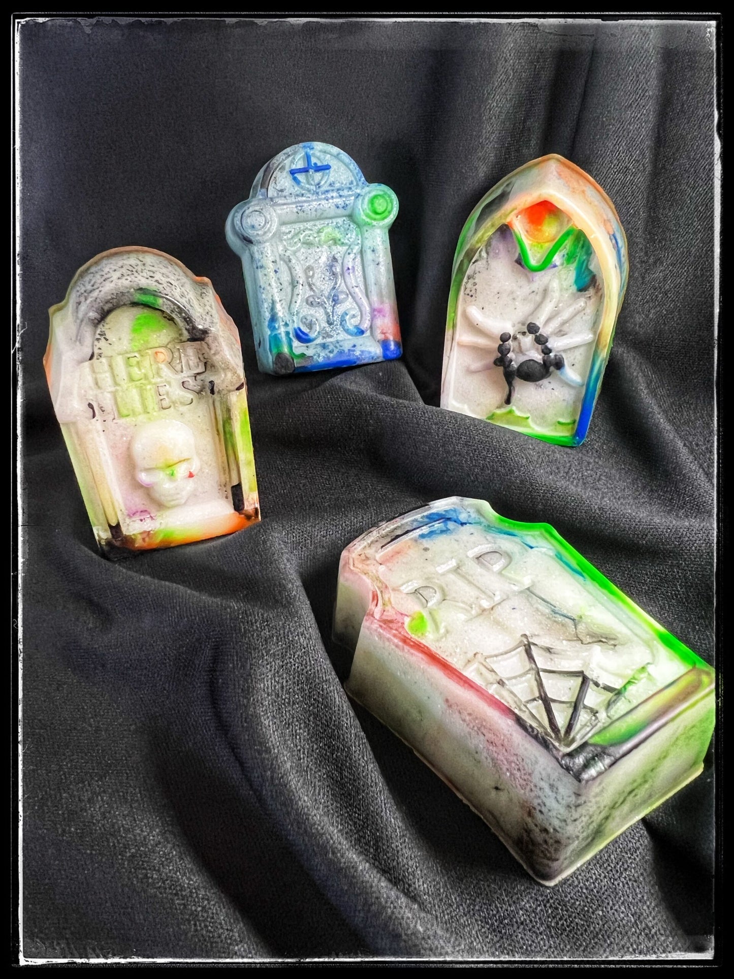 Groovy Graveyard Blood Orange Tombstone Soap