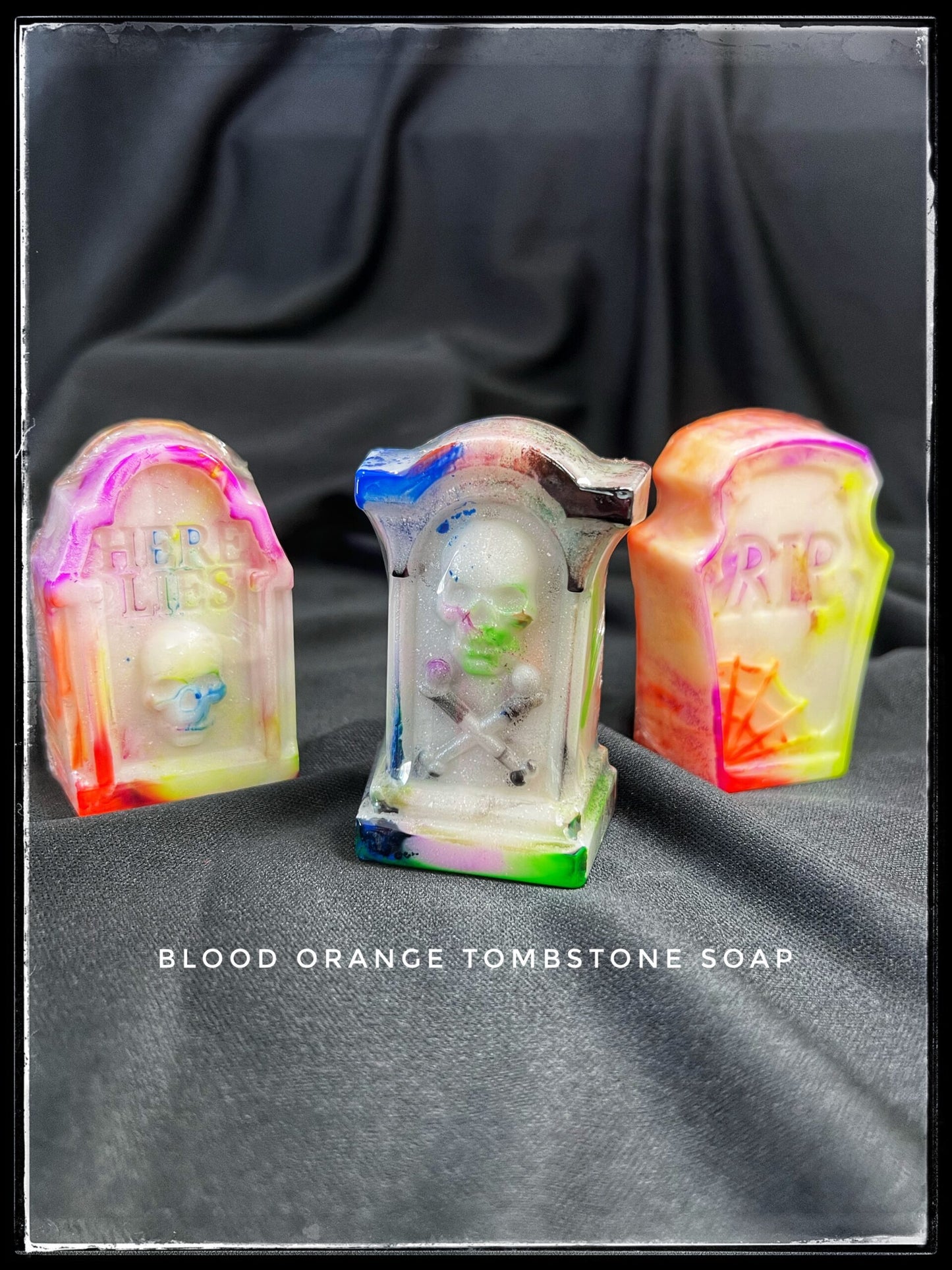 Groovy Graveyard Blood Orange Tombstone Soap