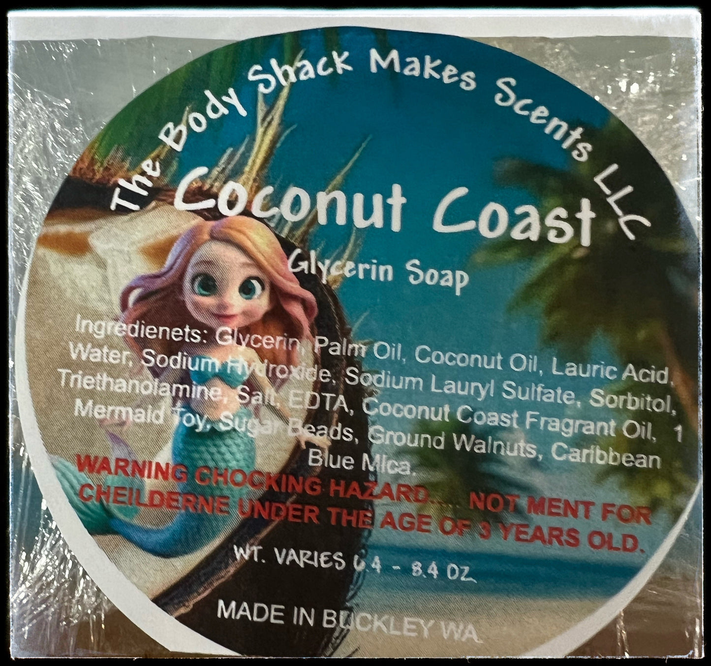 Coconut Coast Mermaid Glycerin Soap