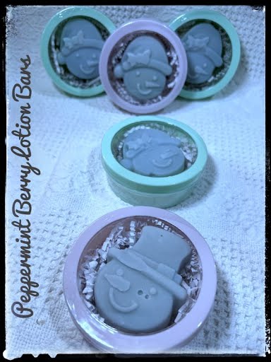 Peppermint Berry Cocoa Butter Lotion Bars
