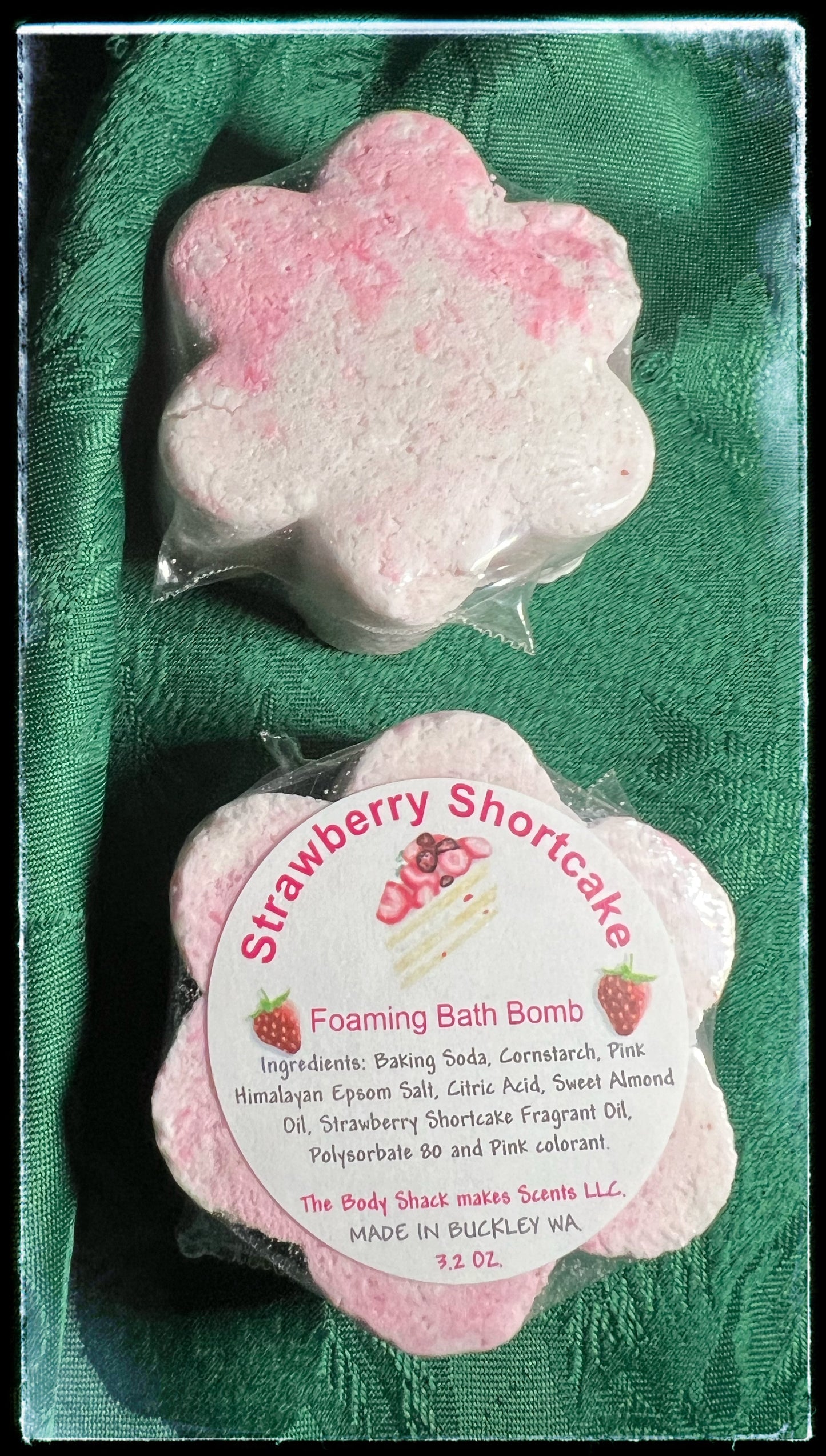 Strawberry Shortcake Bath Bombs