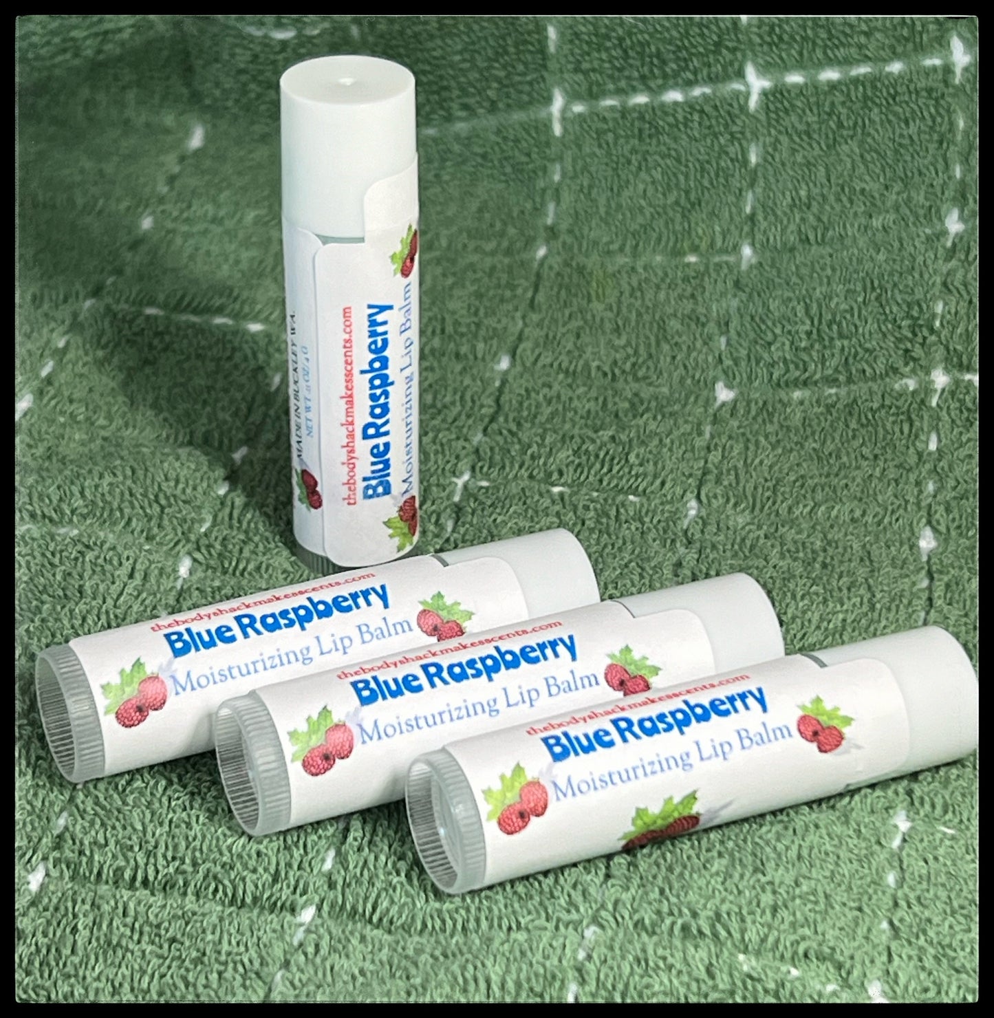 Blue Raspberry Moisturizing Lip Balms