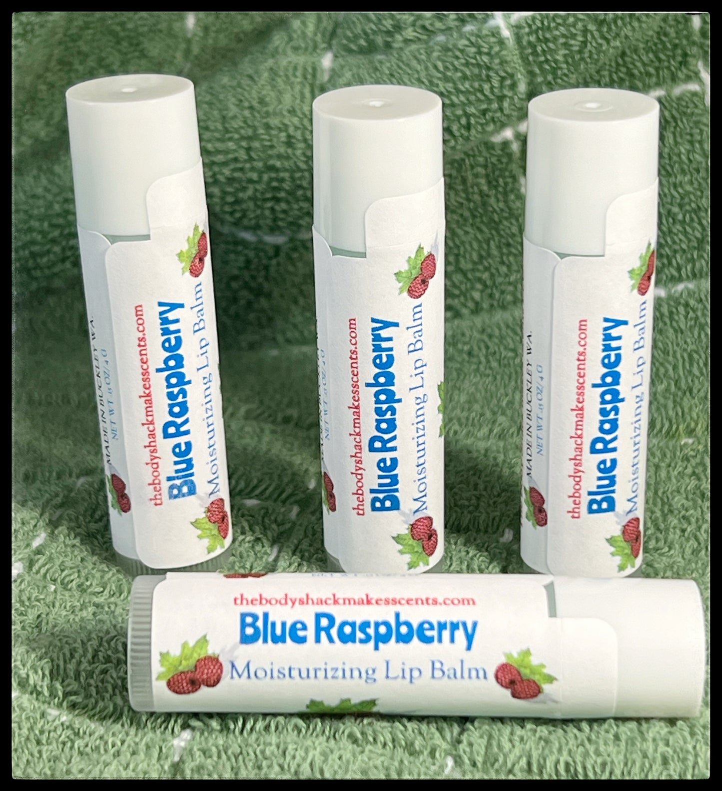 Blue Raspberry Moisturizing Lip Balms