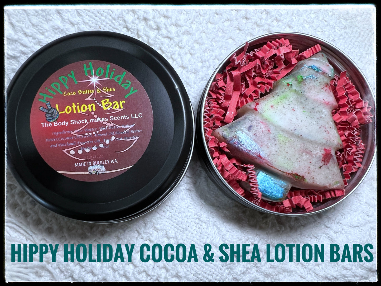 Hippy Holiday Cocoa & Shea Lotion Bars