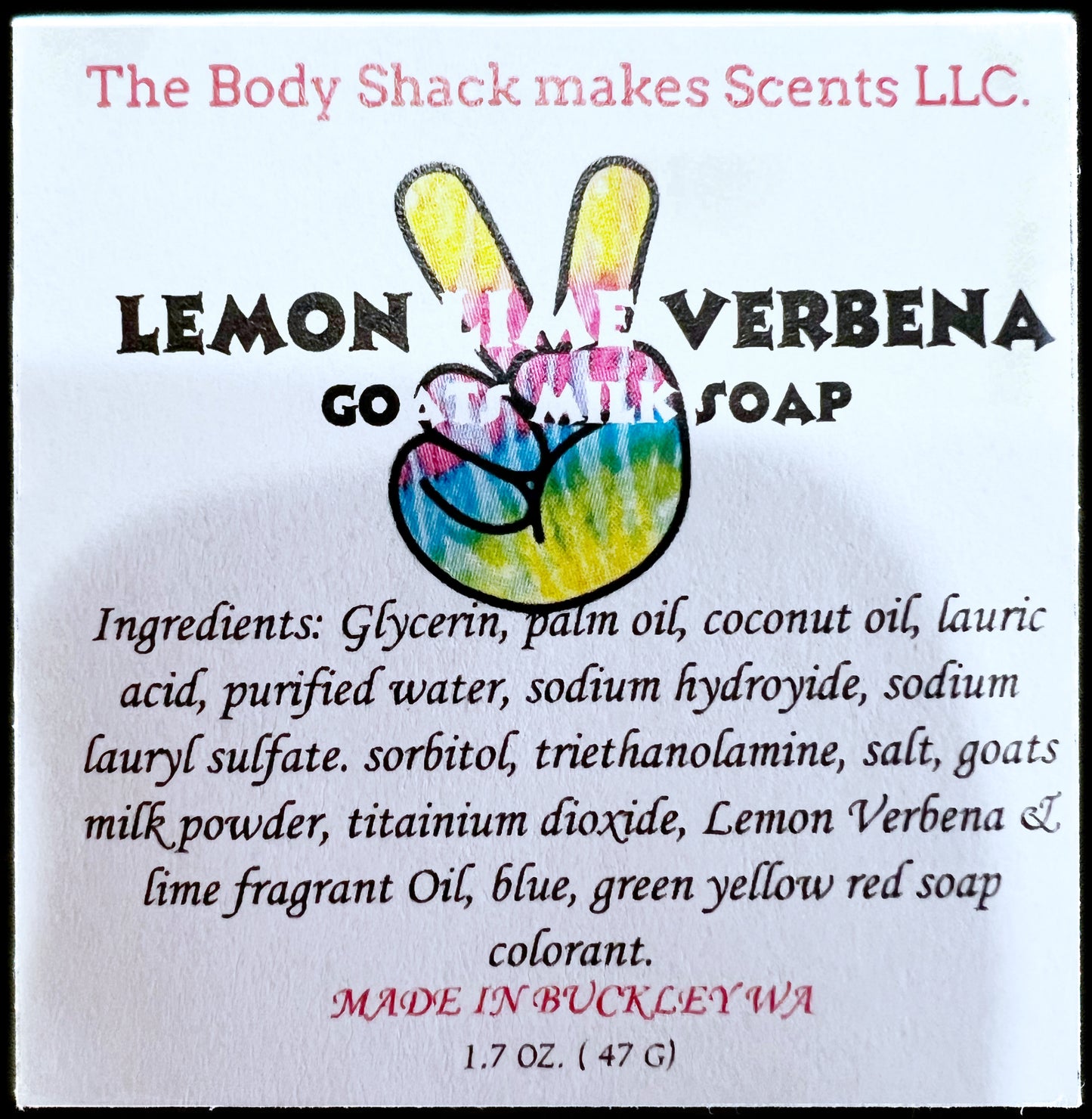 Lemon Lime Verbena LOVE Soap