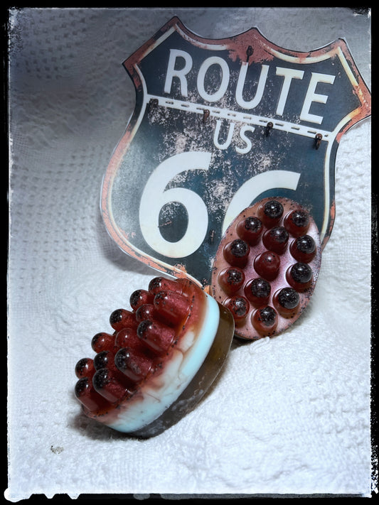 Route 66 Soap with Whole Poppy Seeds