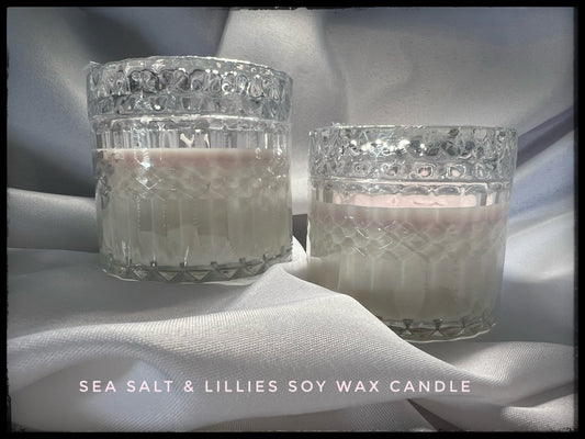 Sea Salt & Lilies Soy Wax Candles