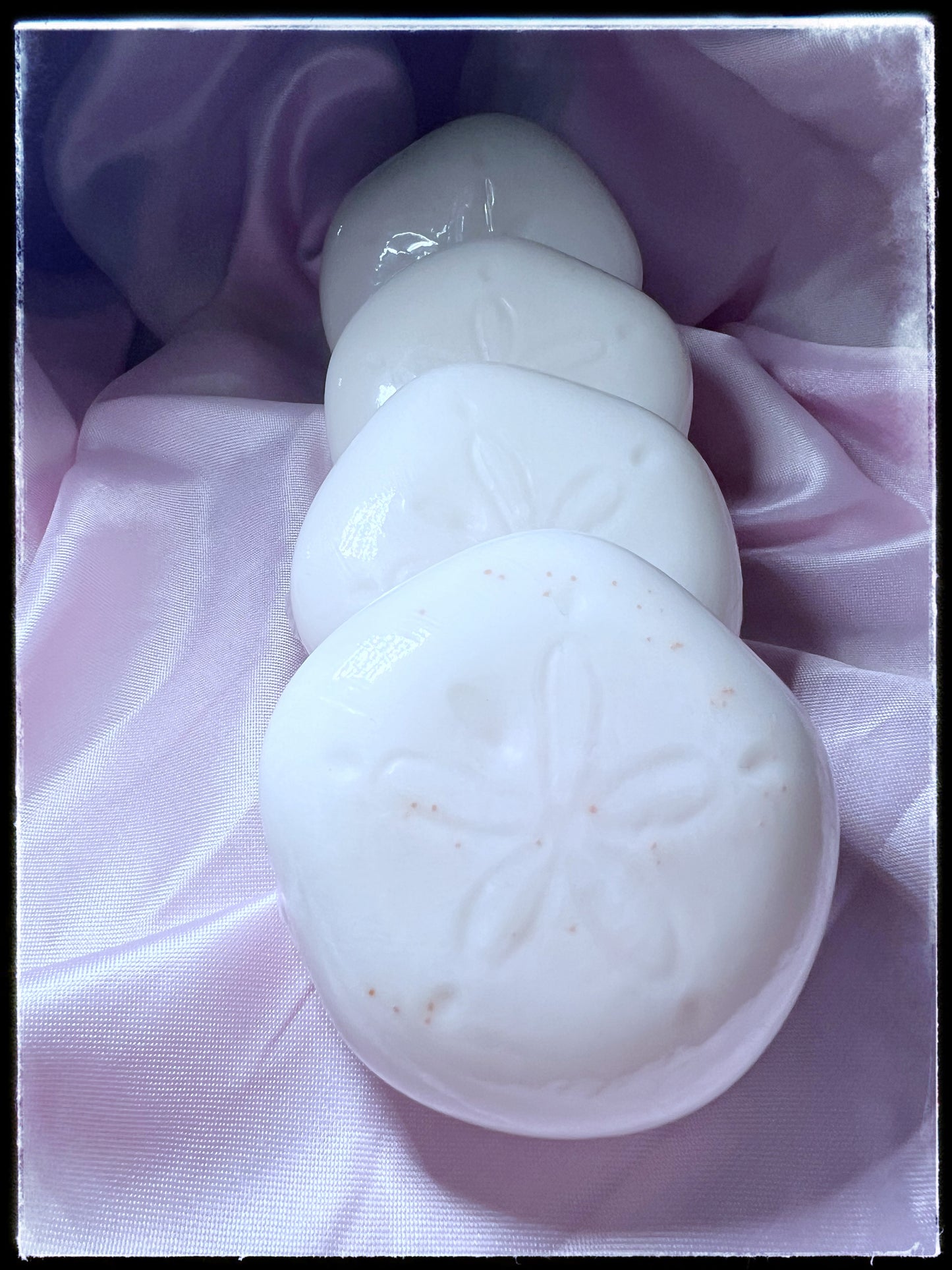 White Sands Soap with Pink Vit E Beads